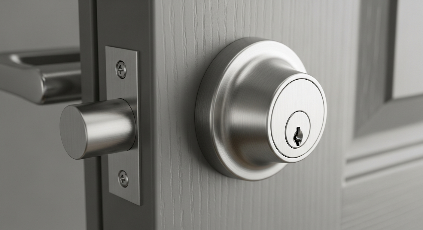 deadbolt door security hardware — Poughkeepsie Locksmith